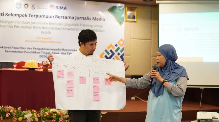 Tim Peneliti UNM Gelar Diskusi Bersama Jurnalis