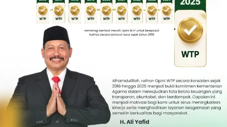 Sepuluh Kali Raih WTP, Kemenag Sulsel Tegaskan Komitmen Transparansi