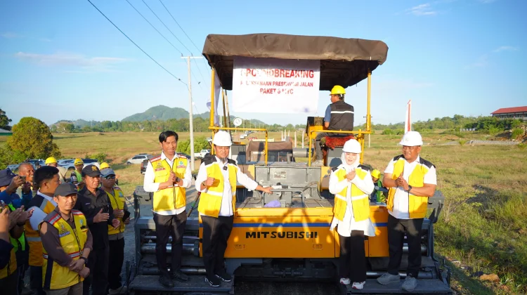 Pemprov Sulsel Mulai Proyek Preservasi Jalan Luwu Toraja Utara