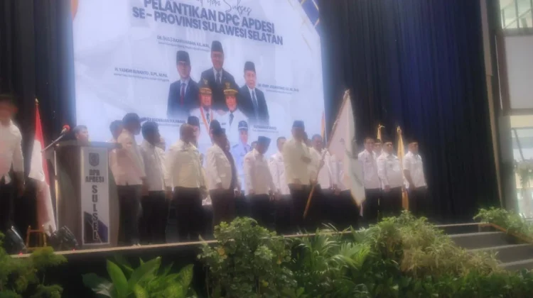 Hadiri Pelantikan DPC APDESI se-Sulsel, Kemenkum Sulsel Perkuat Sinergi