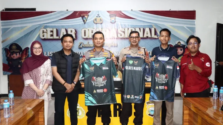 E-Sport Jadi Wadah Prestasi, Polres Maros Kirim Tiga Tim Terbaik ke Kapolda Cup