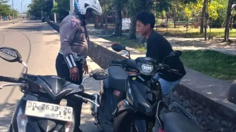 Satlantas Bulukumba Amankan Dua Motor Diduga Balap Liar