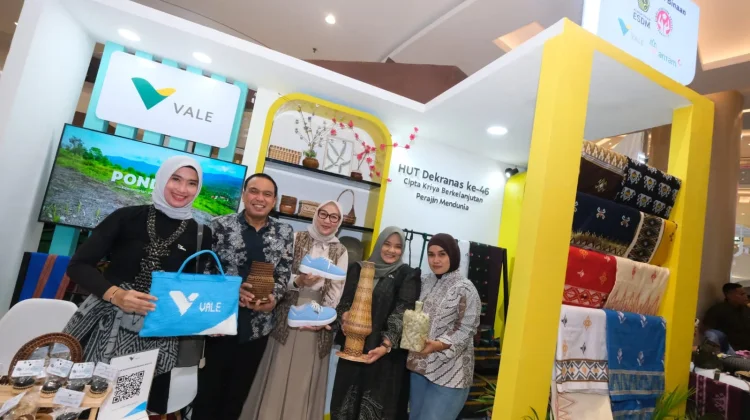 PT Vale Promosikan UMKM Binaan di HUT Dekranas