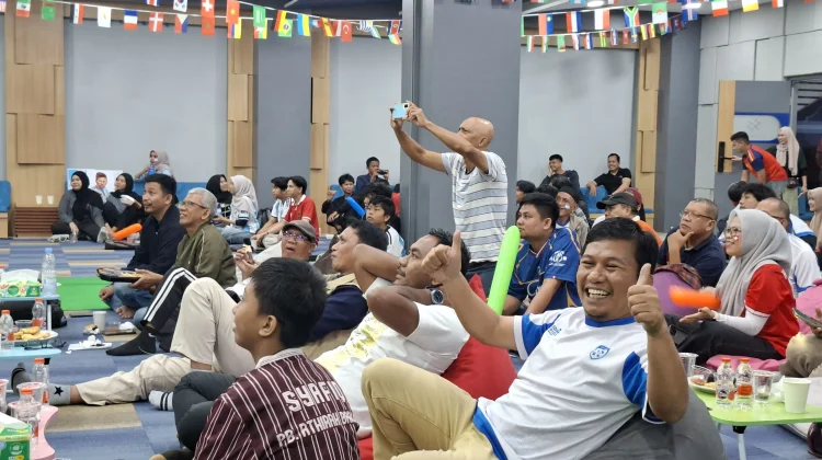 BBPSDM Komdigi Makassar Sukses Gelar Nobar Piala Dunia 2026