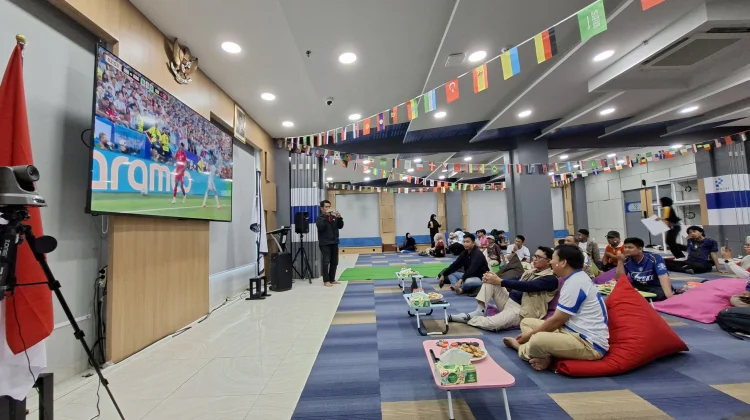 BBPSDM Komdigi Makassar Sukses Gelar Nobar Piala Dunia 2026