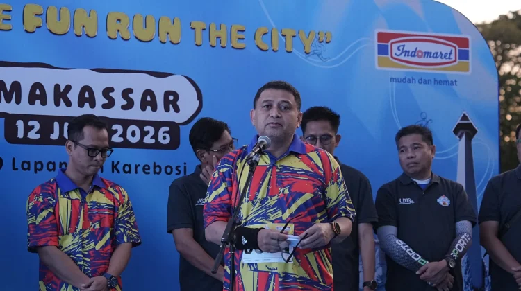 Wali Kota Makassar Lepas dan Ikut Meriahkan Indomaret Fun Run 2026