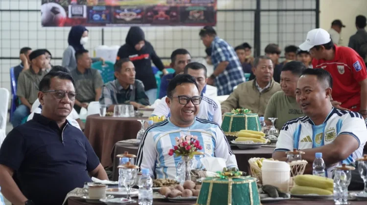 Ratusan Warga Antusias Ikuti Nobar Piala Dunia di Kodim 1409/Gowa