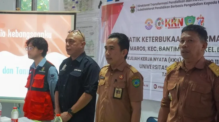 Keterbukaan Informasi Publik Jadi Fokus KKN Tematik Unhas di Leang-Leang Maros