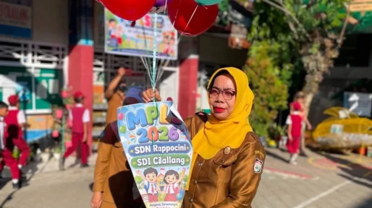 SD Inpres Cilallang Awali MPLS dengan Pelepasan Balon