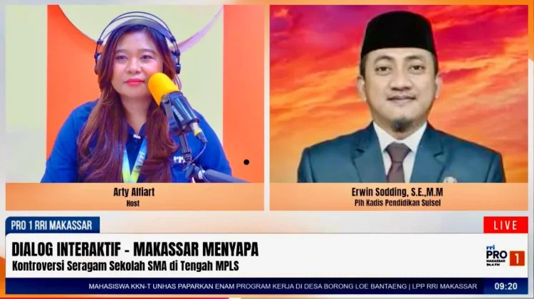Plt.Kadis Pendidikan Sulsel: MPLS Ramah dan Bebas Perundungan