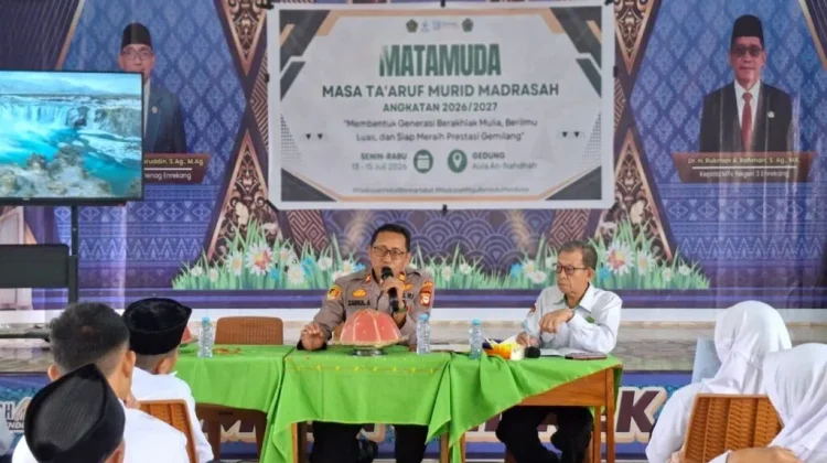 Kapolsek Maiwa Berikan Materi dalam Kegiatan MATAMUDA Madrasah TA 2026/2027