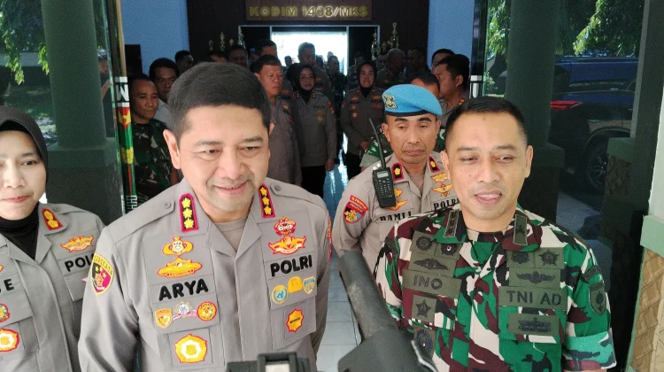Kapolrestabes Makassar Perkuat Sinergi dengan Kodim 1408/BS