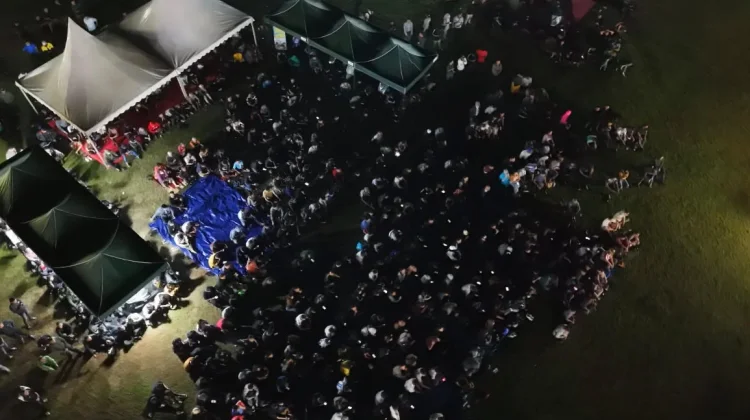 Kodam XIV/Hasnauddin Hibur Warga Makassar dengan Nobar Piala Dunia