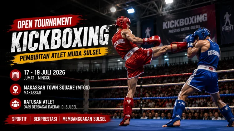 Open Tournament Kickboxing Jadi Ajang Pemanasan Atlet Sulsel jelang PORPROV