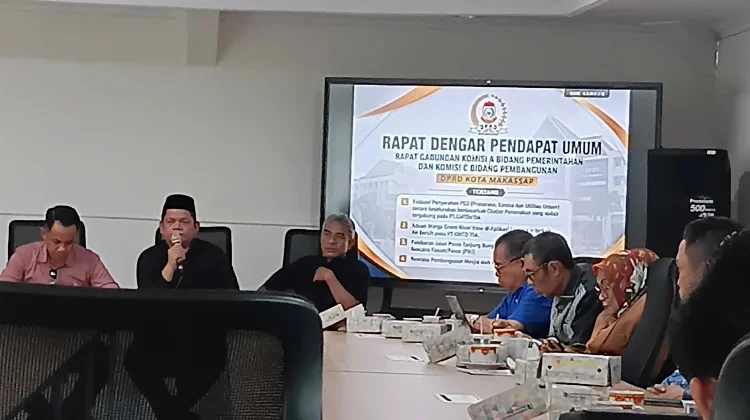 DPRD Makassar Desak GMTD Tuntaskan Penyerahan PSU Segera