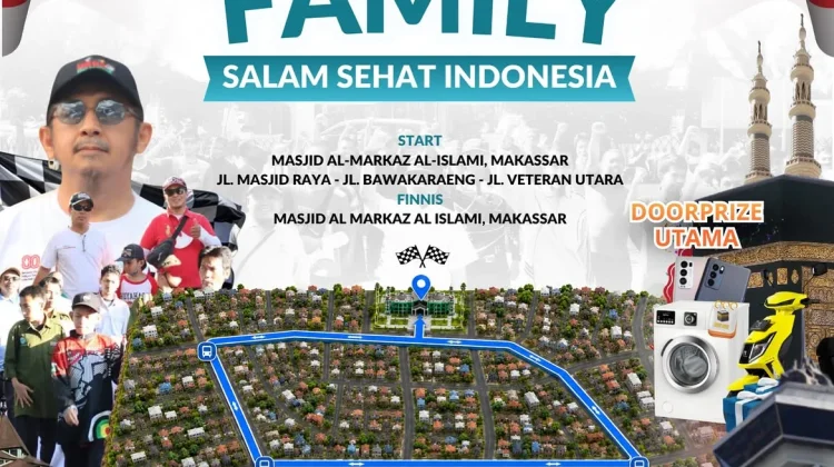 Fun Walk Family Wahdah Islamiyah Makassar Libatkan Tiga Ribu Peserta