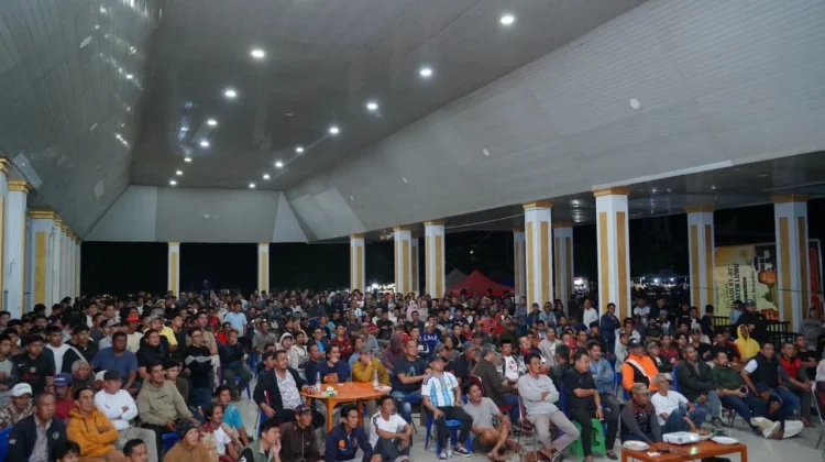 Nobar Final Piala Dunia di Luwu Satukan Ribuan Pecinta Sepak Bola