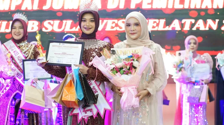 Finalis Bone Raih Mahkota Miss Hijab Sulsel 2026, Wakil Makassar Borong Runner-up