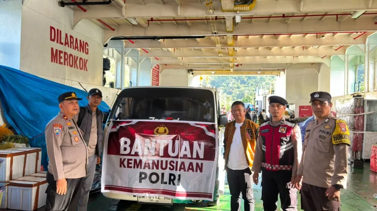 Polres Kepulauan Selayar Kirim Bantuan Logistik untuk Korban KLM Nurul Salsa
