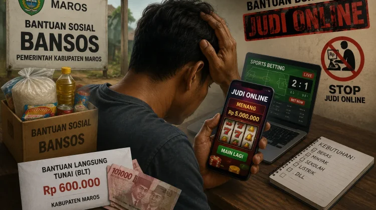 Dinsos Maros Perketat Data Bansos, Penerima Terindikasi Judol Bakal Dievaluasi