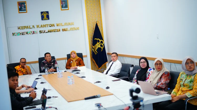 Kemenkum Sulsel Hadiri Kick Off Kolaborasi Kemenkum RI, Kemen PP dan Kemen P2MI