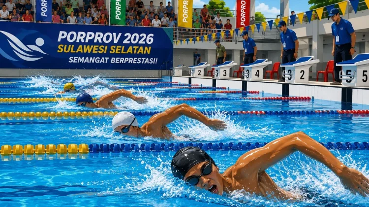 Akuatik Bantaeng Maksimalkan Latihan Mandiri Atlet jelang Porprov Sulsel