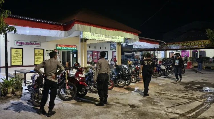 Ops Cipta Kondisi Polsek Manggala, Amankan 17 Sepeda Motor Berkenalpot Brong