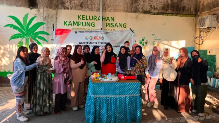 Mahasiswa Unhas Kenalkan Puding Tempe Sebagai Camilan Bergizi Anak