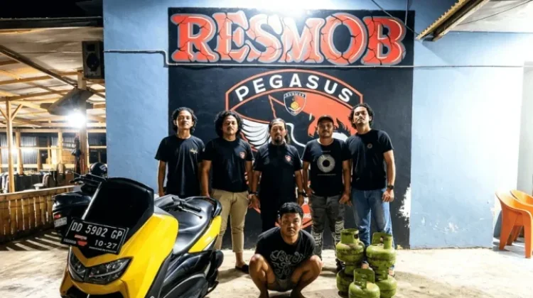 Tim Resmob Pegasus Polres Jeneponto Bekuk Residivis Pencurian Tabung Gas