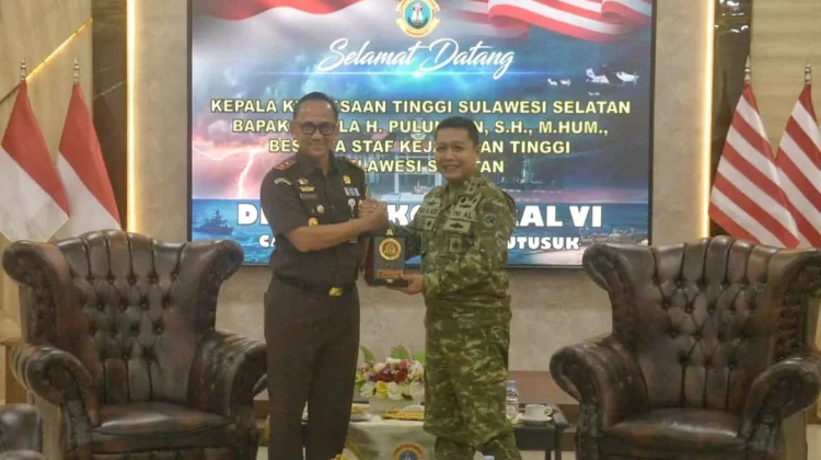 Kajati Sulsel Perkuat Sinergitas dengan Dankodaeral VI
