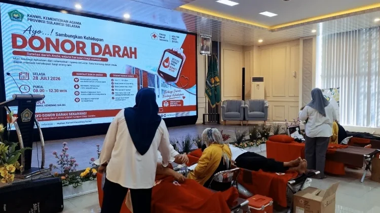Kemenag Sulsel dan PMI Perkuat Gerakan Kemanusiaan lewat Donor Darah