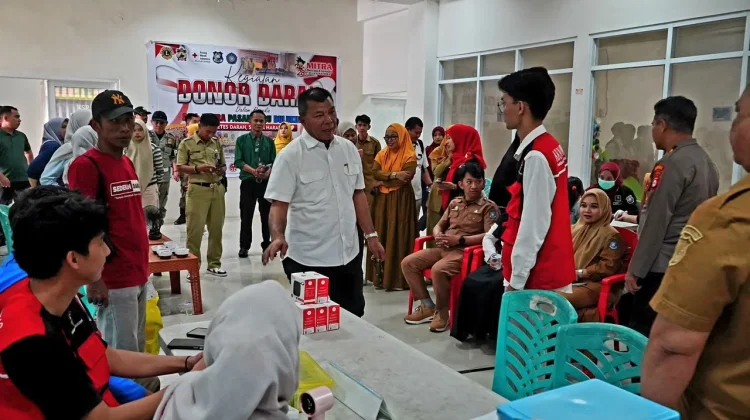Mahasiswa KKN Tematik Unhas, Gandeng PMI Bulukumba Gelar Donor Darah