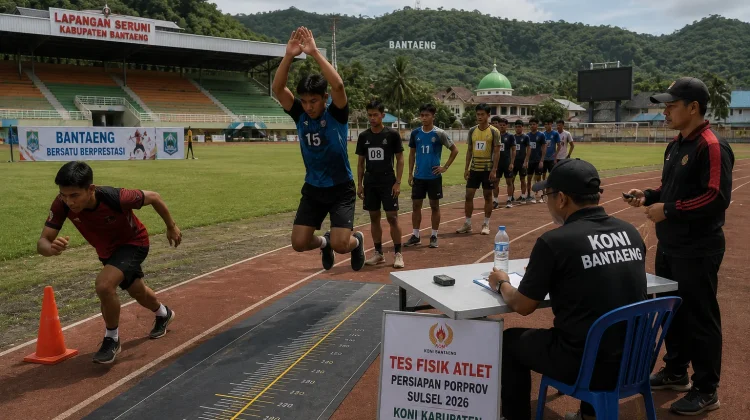 Tes Fisik Berkala Jadi Bahan Evaluasi Atlet Bantaeng