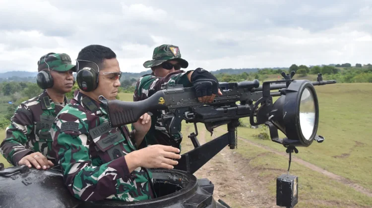 Kasdam XIV/Hasanuddin Pantau Latbakjatrat Ranpur Yonkav 10/Mendagiri