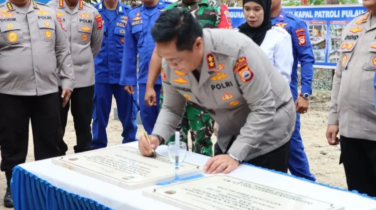 Kapolda Sulsel Resmikan Pos Polairud Pulau Jinato, Perkuat Pengamanan Takabonera