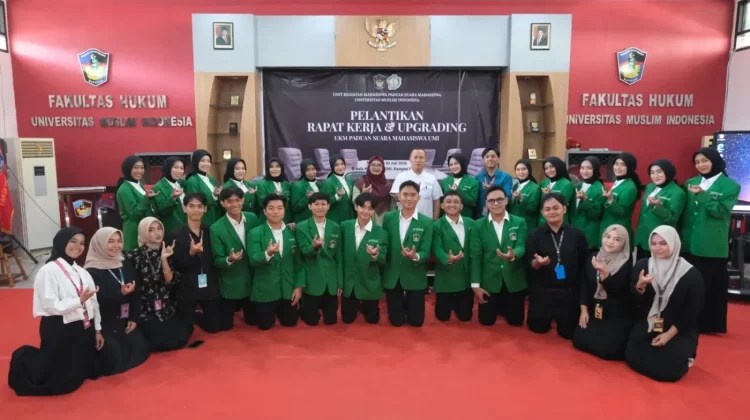 UKM PSM UMI Makassar Lantik Pengurus Baru dan Gelar Rapat Kerja