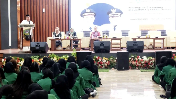 Mahasiswa Megarezky Dapat Pembekalan KKN dari Wabup Selayar