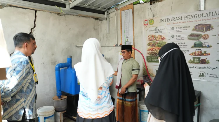Melinda Aksa Apresiasi Warga Sulap Rumah Menjadi Pusat Pengolahan Sampah Organik