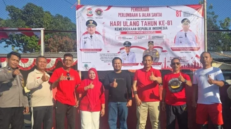 Warga Aspol Toddopuli mulai Merayakan HUT Kemerdekaan RI