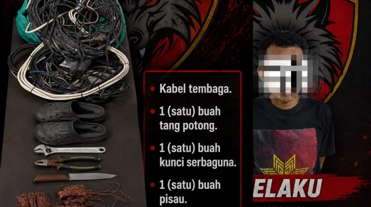 Polres Selayar Tangkap Terduga Pelaku Pencurian Kabel Tembaga di SPPG