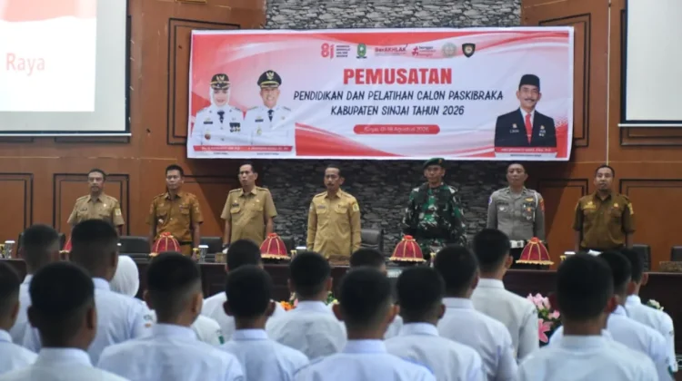 Calon Paskibraka Sinjai Mulai Pemusatan Pelatihan