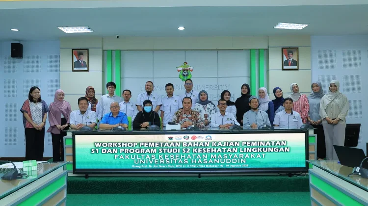 FKM Unhas Gelar Workshop Pemetaan Bahan Kajian Peminatan S1 dan S2 Kesling