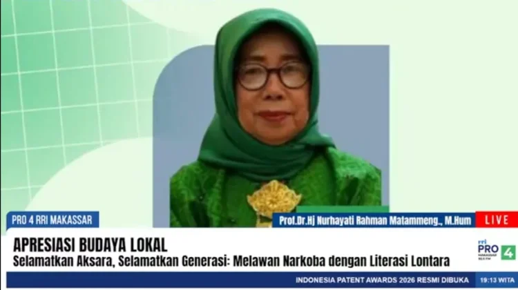 Melalui Literasi Lontara, Generasi Muda Diajak Melawan Narkoba