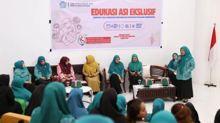 TP PKK Kota Makassar Bekali Ibu Hamil dan Kader dengan Edukasi ASI Eksklusif