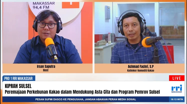 Peremajaan 20.000 Hektare Kakao Sulsel untuk Dukung Asta Cita
