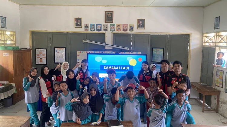 Mahasiswa KKN Unhas Gelar Kelas Maritim untuk Kenalkan Kekayaan Laut Desa Sendana