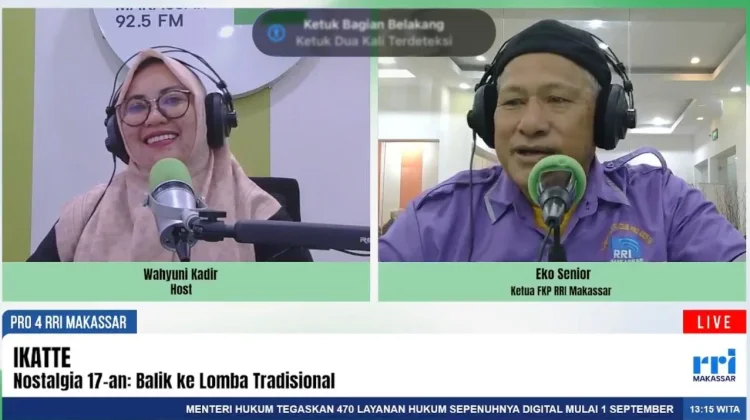 FKP RRI Makassar Dorong Pelestarian Permainan Tradisional lewat Nostalgia Lomba