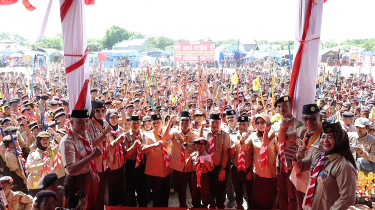Pimpin Apel Besar Hari Pramuka Bulukumba, Wabup: Pramuka Wadah Pendidikan Karakter