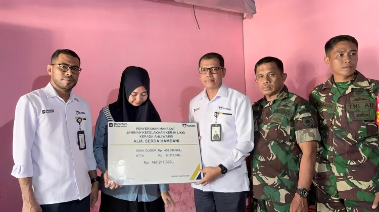 ASABRI Serahkan Santunan Rp467 Juta kepada Ahli Waris Prajurit TNI Gugur