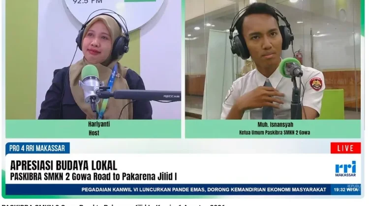 Event Perdana Paskibra SMKN 2 Gowa Jadi Ajang Promosi Sekolah dan Budaya Lokal